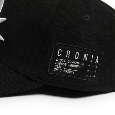 CRONJA LOGO HAT V2 (Black/White)