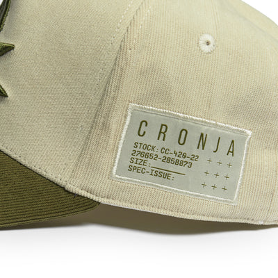CRONJA LOGO HAT V2 (Tan/Olive)